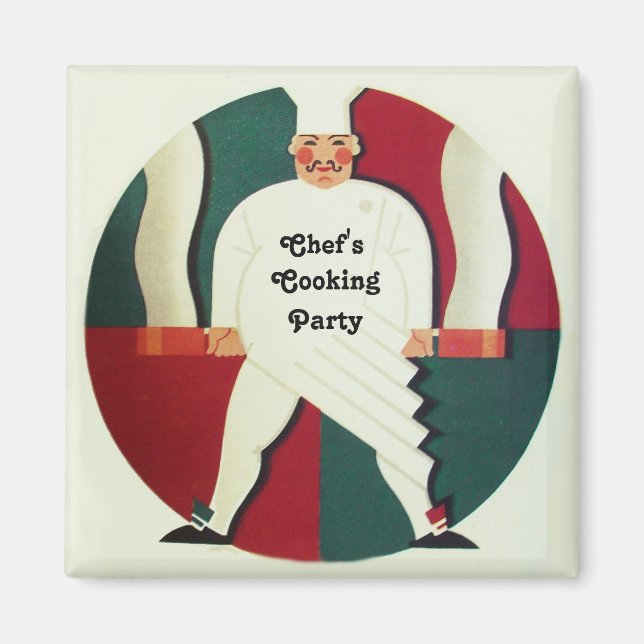 IMÃ FESTA DE COZINHAR DO RESTAURANTE CHEF (Frente)