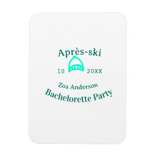 Ímã festa de despedida de solteira après-ski chapéu tu