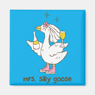 Imã Festa de Despedida de Solteira da Sra Silly Goose 