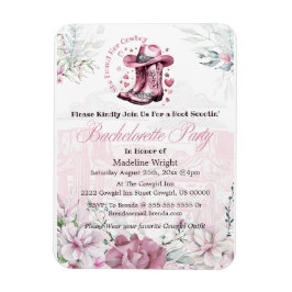 Ímã Festa de Despedida de Solteira de Cowgirl Western 