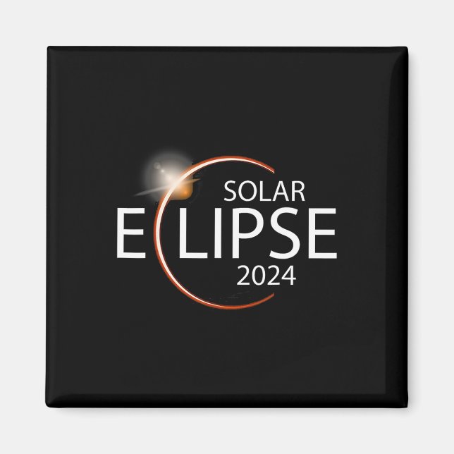 Imã Festa de Eclipse 2024 Shirt Total Solar Eclipse Pa (Frente)