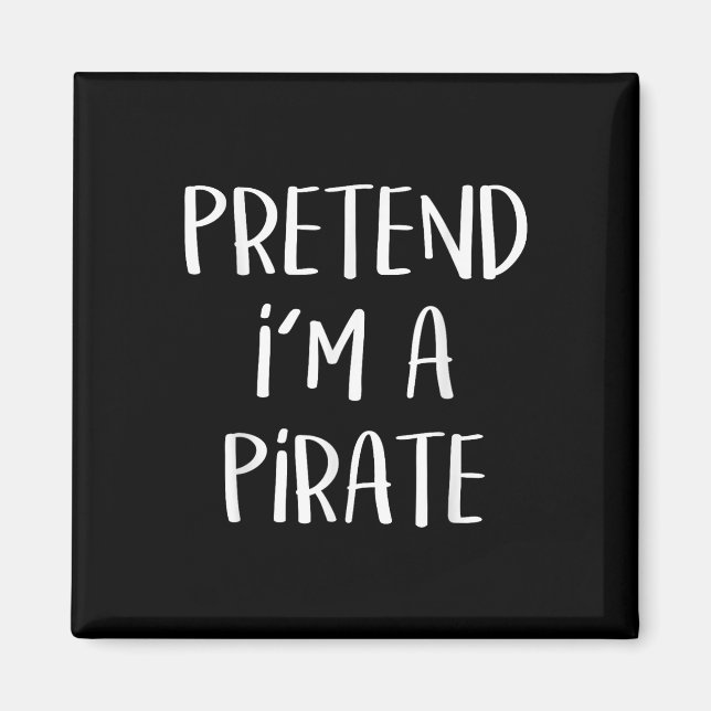 Imã Festa de Fantasias de Pirata Co. Uni-todas as Idad (Frente)