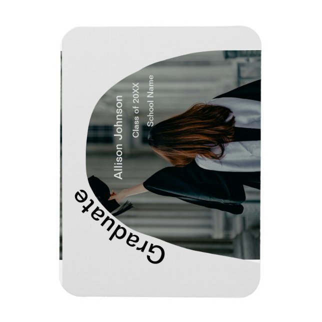 Ímã festa de formatura elegante e elegante (Vertical)