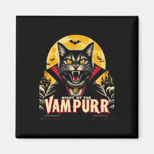 Imã Festa de Gato Negro Festa de Halloween Amantes de 