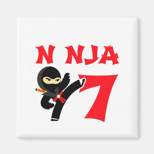 Imã Festa de Karate Ninja para Crianças de 7 Anos Cami