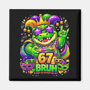 Imã Festa de Mardi gras jacaré mardigator 67 mano jogo