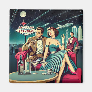 Imã Festa de Martini do Las Vegas Era Espacial