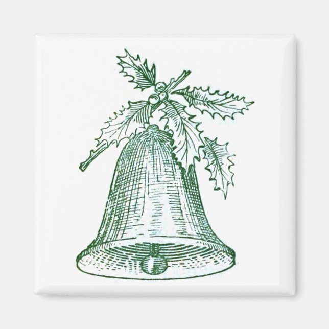 Imã Festa de Natal com Holly (Frente)