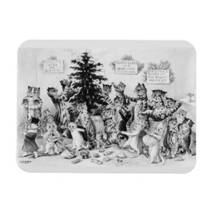 Ímã Festa de Natal, Louis Wain