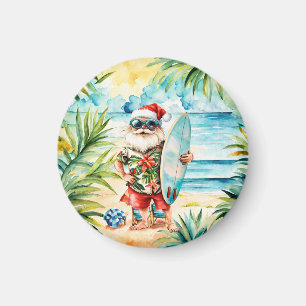 Imã Festa de Natal na Praia com Surf e Papai Noel