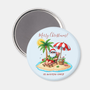 Imã Festa de Natal na Praia Tropical & Papai Noel