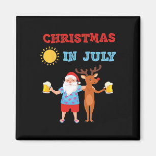 Imã Festa de Verão Havaiana Papai Noel Rena Cerimônia