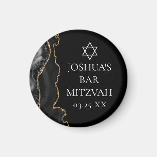 Imã Festa do Bar Mitzvah, de Agate Dourado Chic Black
