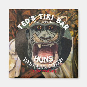 Imã Festa do Tiki Bar com os HUNS nas planícies de lam