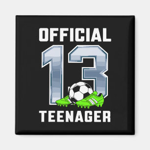 Imã Festa Oficial de Aniversário de 13 Anos Tema Futeb