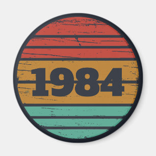 Imã Festa personalizada de aniversário de 40 anos de q