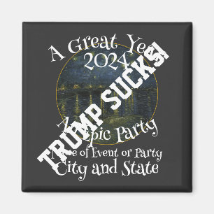 Imã Festa Surpresa do Jardim de Chá Trmp Bloco 2024