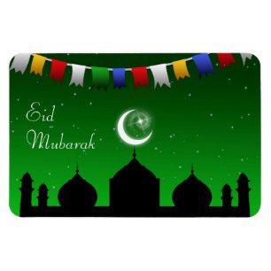 Ímã Festão colorida de Eid Mubarak