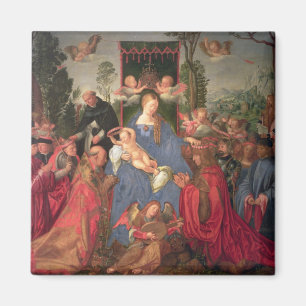 Imã Festão do Altarpiece dos rosas, 1600