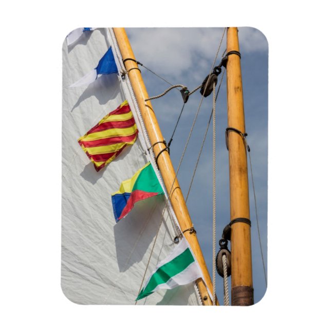 Ímã Festival de Barcos de Madeira da Ilha Bainbridge 3 (Vertical)