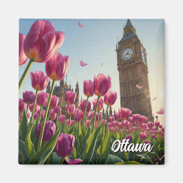Imã Festival de Tulipas em Ottawa Canadá Viagem