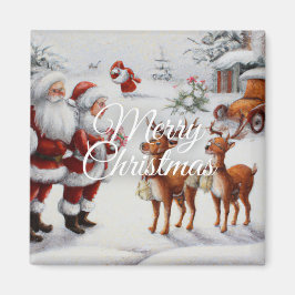 Imã Festive "Merry Christmas" Holiday Cheer Magnet