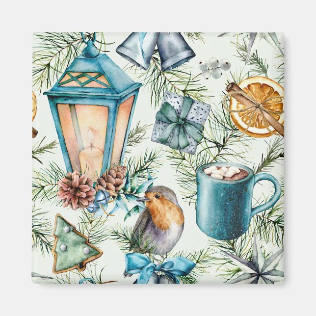 Imã Festivo de Natal (Frente)