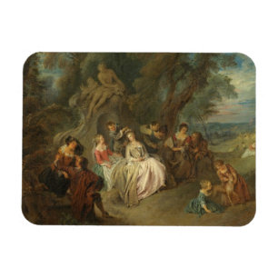 Ímã Fête Champêtre, C. 1730 (óleo em canvas)