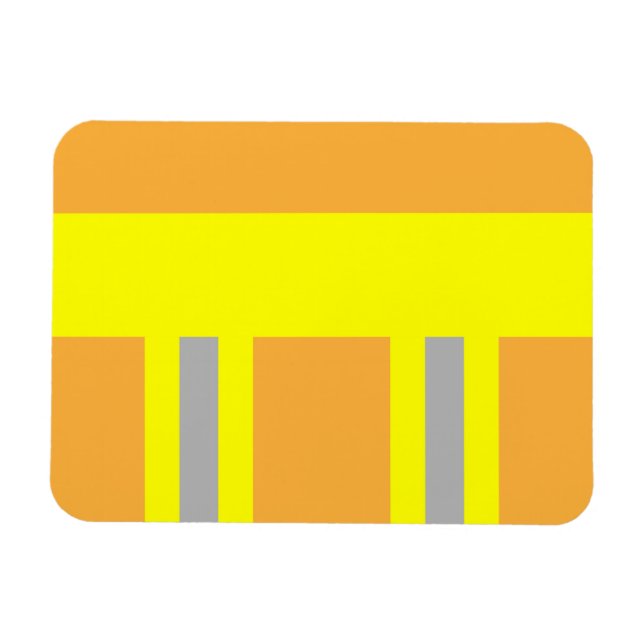 Ímã Feuerwehr Symbol Uniform Sandfarben Magnet (Horizontal)