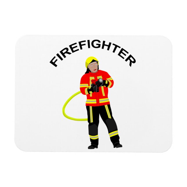 Ímã Feuerwehrmann em Einsatzkleidung Magnet (Horizontal)