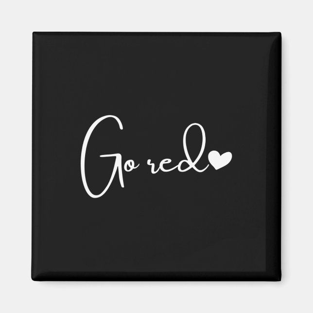 Imã Fevereiro da Heart Health Month American Heart Hea (Frente)