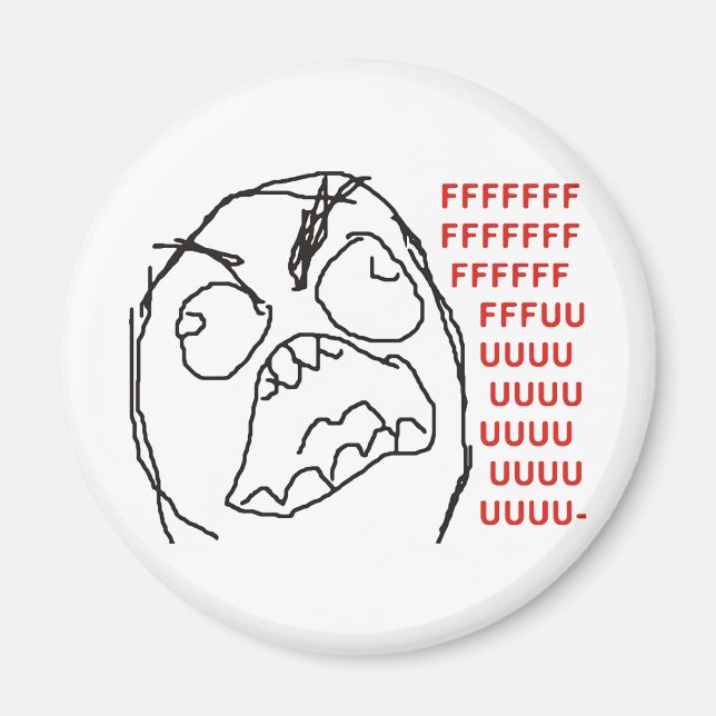 Imã FFFFFFFFUUUUU - Raiva! (Frente)