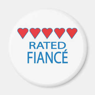 Imã Fiancé Cinco Corações