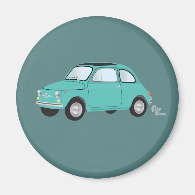Imã Fiat 500 Magnet (Frente)