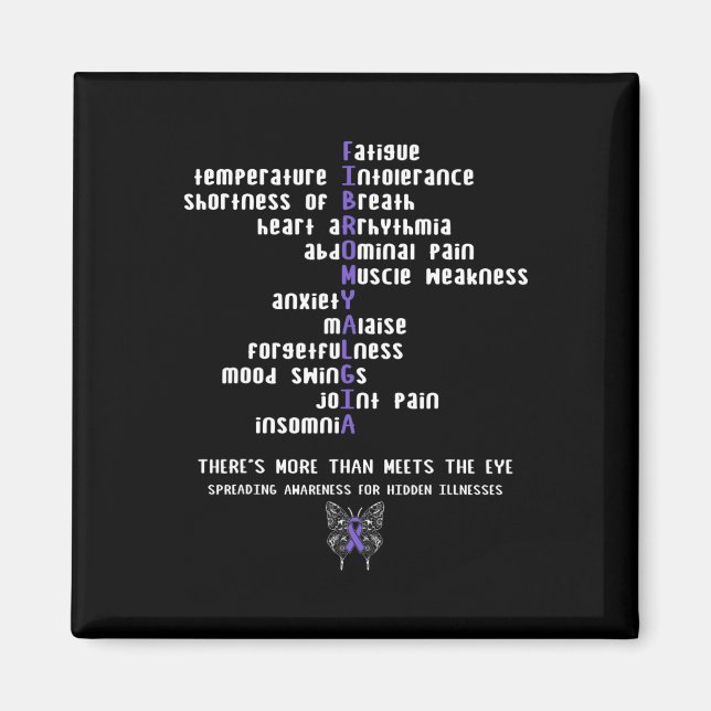 Imã Fibromialgia Consciência Doença Crônica Presente (Frente)