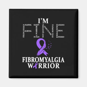 Imã Fibromialgia Sensibilização Guerreira Suporte Roxo