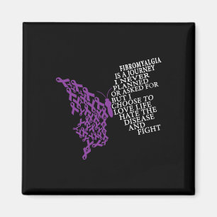 Imã Fibromialgia Sensibilização Guerreira Suporte Roxo