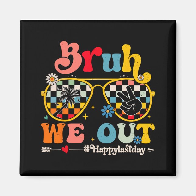 Imã Ficamos Felizes No Último Dia De Professora Garota (Frente)