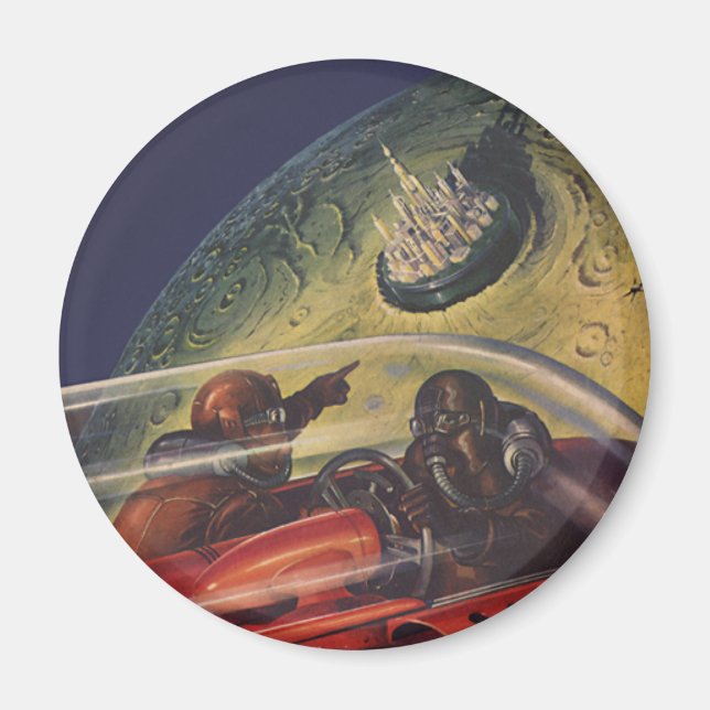 Imã Ficção científica de Vintage, Cidade do Sci Fi na  (Frente)