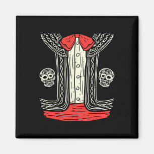 Imã Ficheiro de roupa mexicano do Halloween Mariachi M