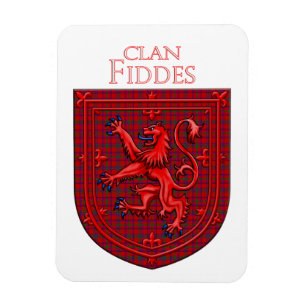 Ímã Fiddes Tartan Scottish Xadrez Lion Rampant