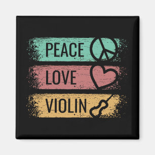 Imã Fiddle Violinista Violino