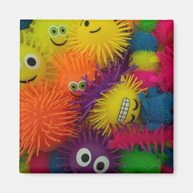 Imã Fidget Toy Squishy Ball (Frente)