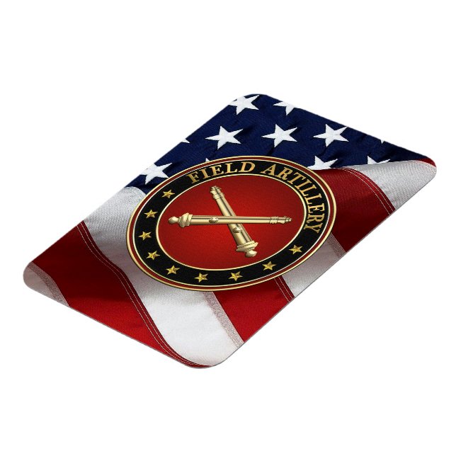 Ímã Field Artillery Branch Insignia Special Edition (Left Side)
