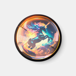 Imã Fiery Unicorn