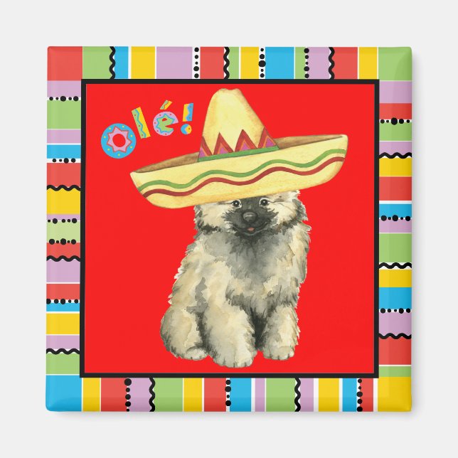 Imã Fiesta Keeshond (Frente)