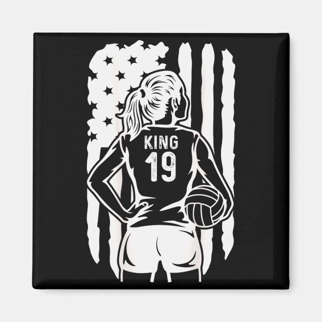 Imã Fife Life High School Volleyball King 19  (Frente)