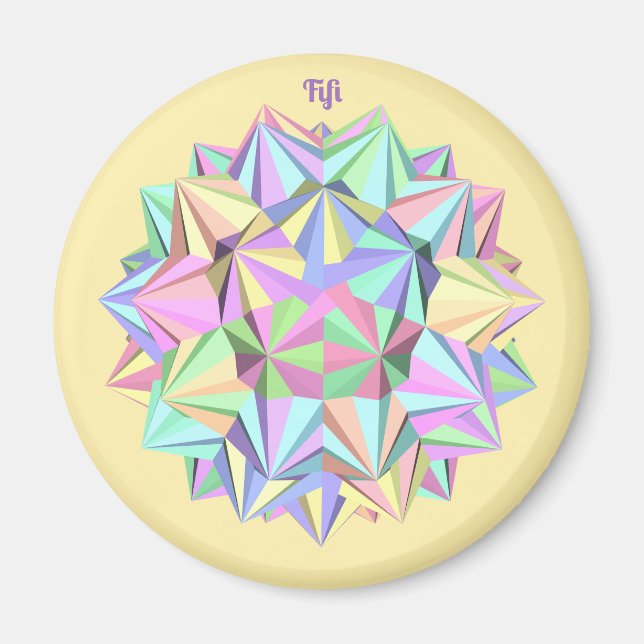 IMÃ FIFI ~ POLYHEDRA ~ PASTEL~ (Frente)