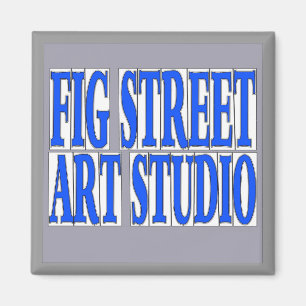 Imã Fig Street Studio Blue - Azulejos