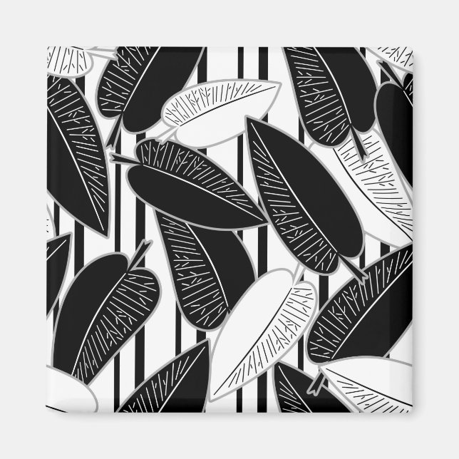 Imã Fígado preto moderno deixa impressão abstrato (Frente)